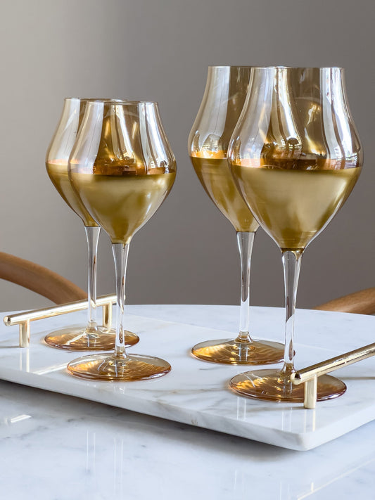 Miele Modern Gold Small Wine Glass